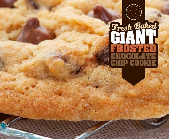 Picture of Giant Frosted Chocolate Chip Cookie